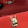 Hermes Boutique Box Leather Mini Kelly 19CM B5 Ruby Gold Hardware