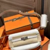 Canada Toronto Hermes Kelly Moove M4 Gris Pale Swift Leather Silver Hardware