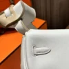 Canada Toronto Hermes Kelly Moove M4 Gris Pale Swift Leather Silver Hardware