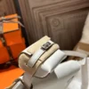 Canada Toronto Hermes Kelly Moove M4 Gris Pale Swift Leather Silver Hardware