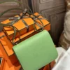 USA Los Angeles Hermes Epsom 3I Criquet Constance 19CM Three Colors Buckle
