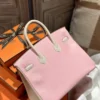 Australia Sydney 3Q Rose Sakura/ I2 Nata Chevre Leather Birkin 25CM Gold Hardware