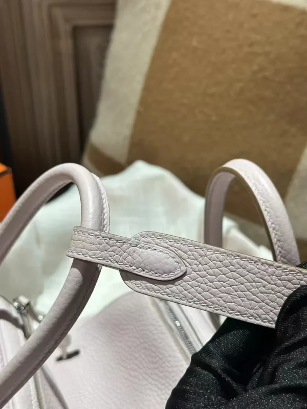 New Arrival 09 Mauve Pale Lindy Bag 26CM TC Leather Silver Hardware