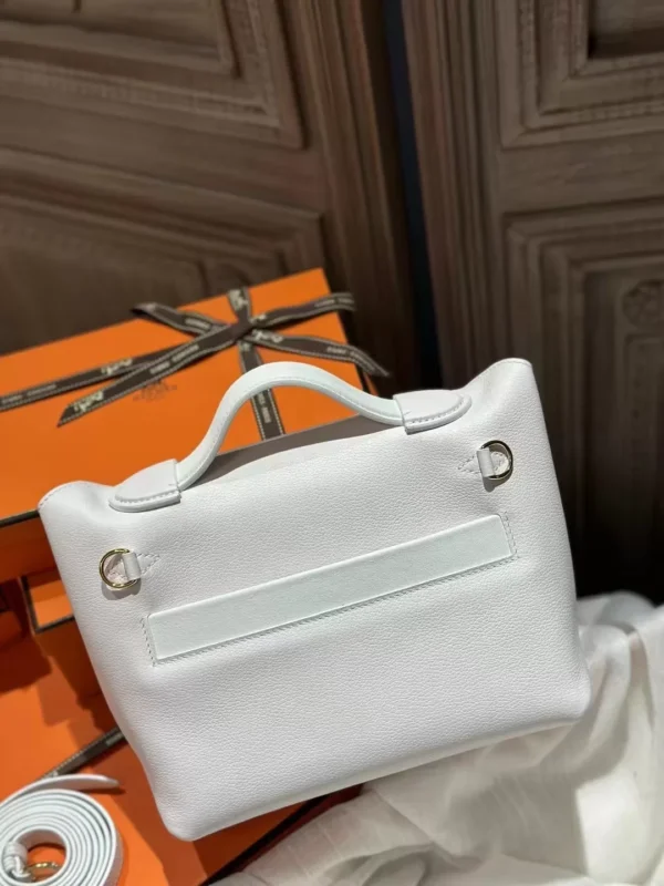 Hot Sale 01 Blanc Evercolor Kelly 2424 Mini 21CM Gold Hardware