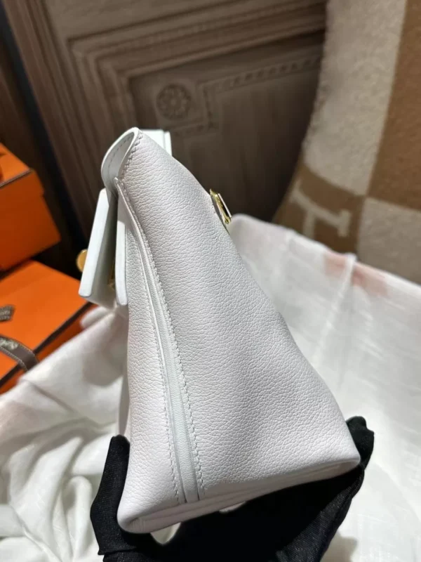 Hot Sale 01 Blanc Evercolor Kelly 2424 Mini 21CM Gold Hardware