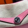 Full Handmade Hermes Mini Lindy 20CM Swift Leather K4 Rose D’ete Silver Hardware