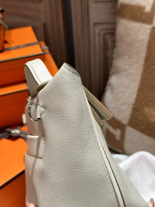 USA Los Angeles Hermes Kelly 2424 Mini Evercolor 8L Beton Silver Hardware