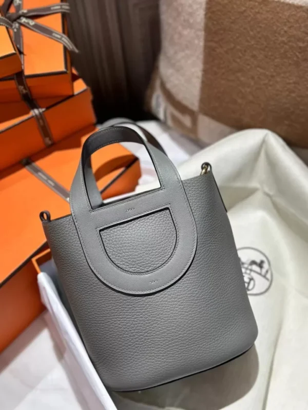 Canada Ottawa Hermes In The Loop Pouch TC / Swift 0L Gris Meyer Gold Hardware