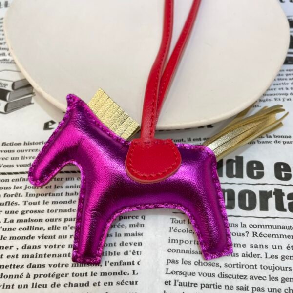 New 187 Factory Rodeo Charm Pictures Lambskin Nebula Rose/ Gold