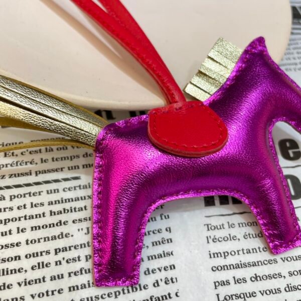 New 187 Factory Rodeo Charm Pictures Lambskin Nebula Rose/ Gold