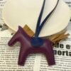 Handmade 187 Factory Rodeo Bag Charms Lambskin 167 Violet / Sesame