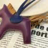Handmade 187 Factory Rodeo Bag Charms Lambskin 167 Violet / Sesame