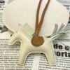 187 Factory Rodeo Bag Charms Pictures Lambskin Craie / Vert Fizz