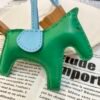 Russia Moscow 187 Factory Rodeo Charm Lambskin Menthe / Sesame