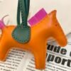 UAE Dubai 187 Factory Rodeo Charms Orange / Fuschia Lambskin