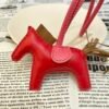 Full Handmade 187 Factory Rodeo Bag Charms Rouge Casaque / Gold Lambskin