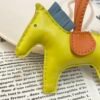 Canada Toronto 187 Factory Rodeo Charms Lambskin Lime / Blue Atoll