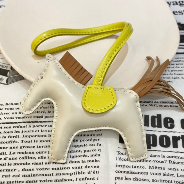 USA Los Angeles 187 Factory Rodeo Bag Charm No.150 Lambskin Craie/ Sesame