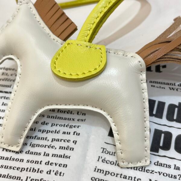USA Los Angeles 187 Factory Rodeo Bag Charm No.150 Lambskin Craie/ Sesame