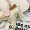 Singapore Kuala Lumpur 187 Factory Rodeo Bag Charm Lambskin Craie/ Sesame B No.151