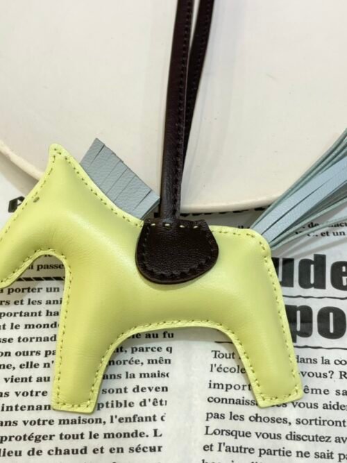 187 Factory Rodeo Charms Price No.149 Jaune Bourgeon / Blue Brume Lambskin