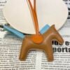 187 Factory Rodeo Bag Charm Pictures No.146 Seame / Blue Atoll Lambskin