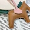 Hong Kong 187 Factory Rodeo Bag Charms Seame / Malachite Lambskin No.144