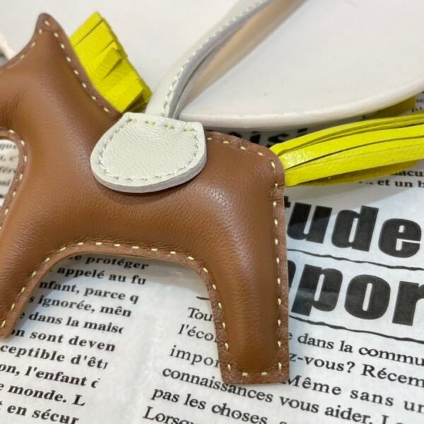 187 Factory Rodeo Bag Charm Pictures No.143 Gold / Lime Lambskin