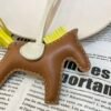 187 Factory Rodeo Bag Charm Pictures No.143 Gold / Lime Lambskin