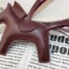 Hong Kong 187 Factory Rodeo Bag Charms Lambskin Bordeaux No.139 