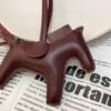 Hong Kong 187 Factory Rodeo Bag Charms Lambskin Bordeaux No.139 