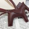 Hong Kong 187 Factory Rodeo Bag Charms Lambskin Bordeaux No.139 