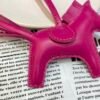 USA New York 187 Factory Rodeo Bag Charms Lambskin Rose Mexico No.135