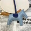 187 Factory Rodeo Bag Charms Price Blue Lin / Sesame Lambskin No.131
