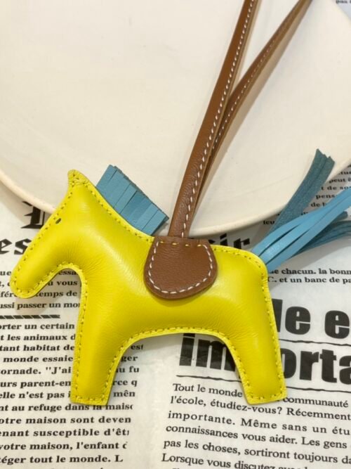 187 Factory Rodeo Charms Images Lime / Blue Atoll Lambskin No.121