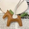 187 Factory Rodeo Bag Charms No.117 Sesame / Criquet Lambskin