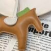 187 Factory Rodeo Bag Charms No.117 Sesame / Criquet Lambskin