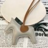 Australia Sydney 187 Factory Rodeo Charms Lambskin Gris Pearl / Vert Titien No.114