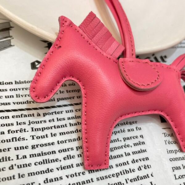 USA New York 187 Factory Rodeo Bag Charms Lambskin Rose Azalee No.111