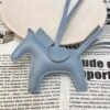 187 Factory Rodeo Charms Price No.110 Lambskin Blue Lin