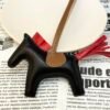 Korea Seoul 187 Factory Lambskin Black / Rouge Casaque No.105 Rodeo Bag Charms
