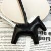 187 Factory Rodeo Charms Images Lambskin No.104 Black / White