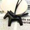 Singapore Kuala Lumpur 187 Factory Black Lambskin Rodeo Bag Charms No.103