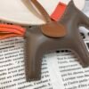 187 Factory Rodeo Charms Price No.101 Etoupe / Feu Orange Lambskin