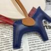 USA New York 187 Factory No.93 Lambskin Deep Blue / Rouge H Rodeo Bag Charms