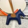 187 Factory Rodeo Charms Images Lambskin Deep Blue / Feu Orange No.92
