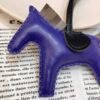 187 Factory Rodeo Charms Images No.89 Blue Electric / Etoupe Lambskin