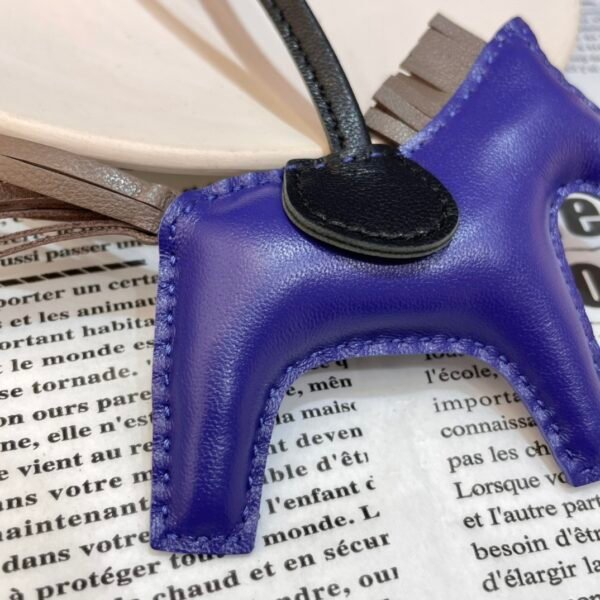 187 Factory Rodeo Charms Images No.89 Blue Electric / Etoupe Lambskin