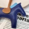 Kuwait 187 Factory Rodeo Bag Charms Lambskin Blue Presse / Blue Atoll No.87