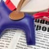 187 Factory Rodeo Charms Price Blue Electric / Rouge Coeur Lambskin No.86